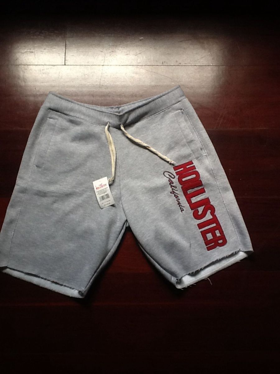 short moletom hollister