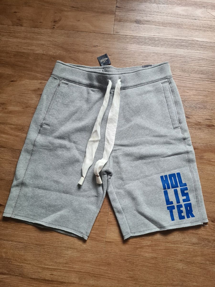 Bermuda de hot sale moletom hollister