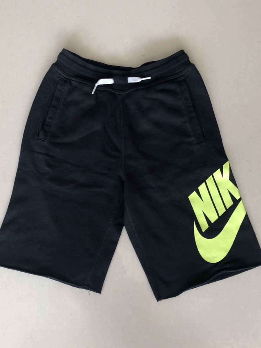 bermuda moletom nike infantil