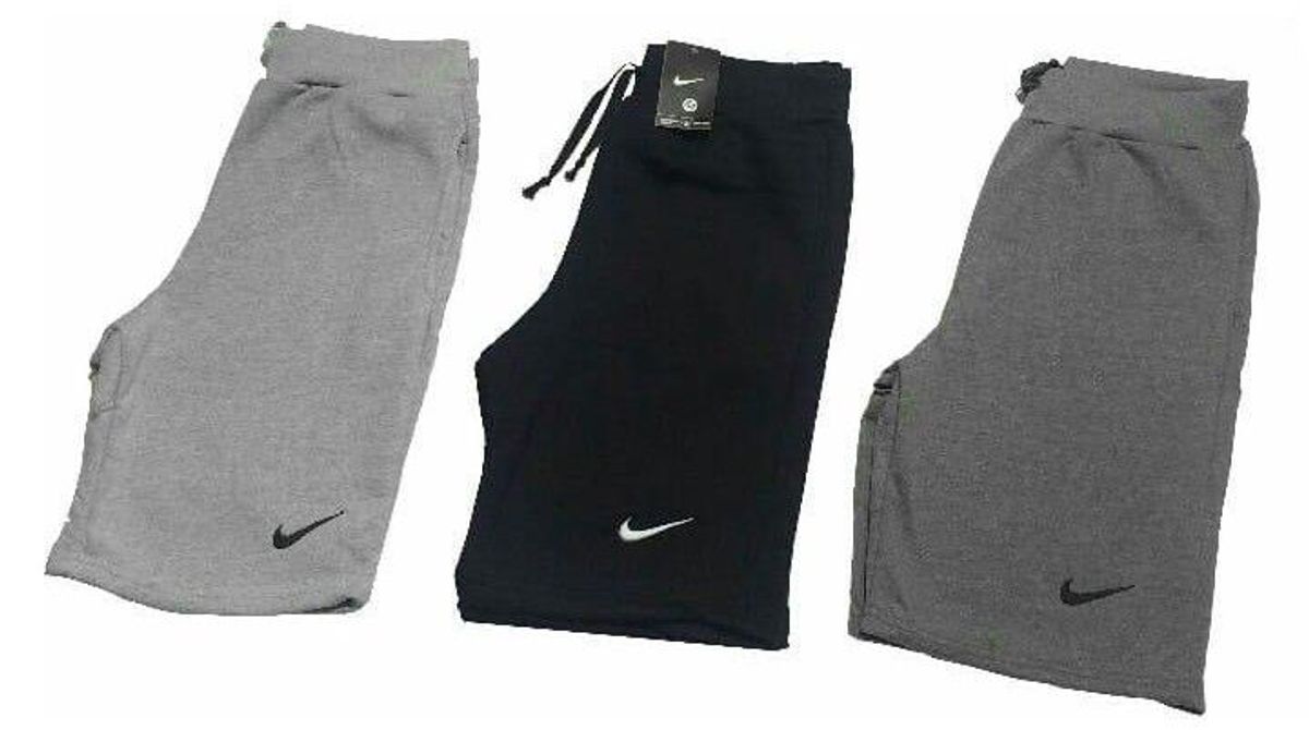 bermuda de moletom nike masculina