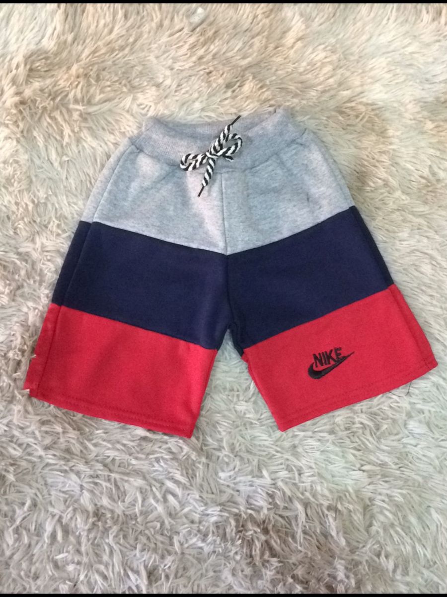 bermudas moleton infantil