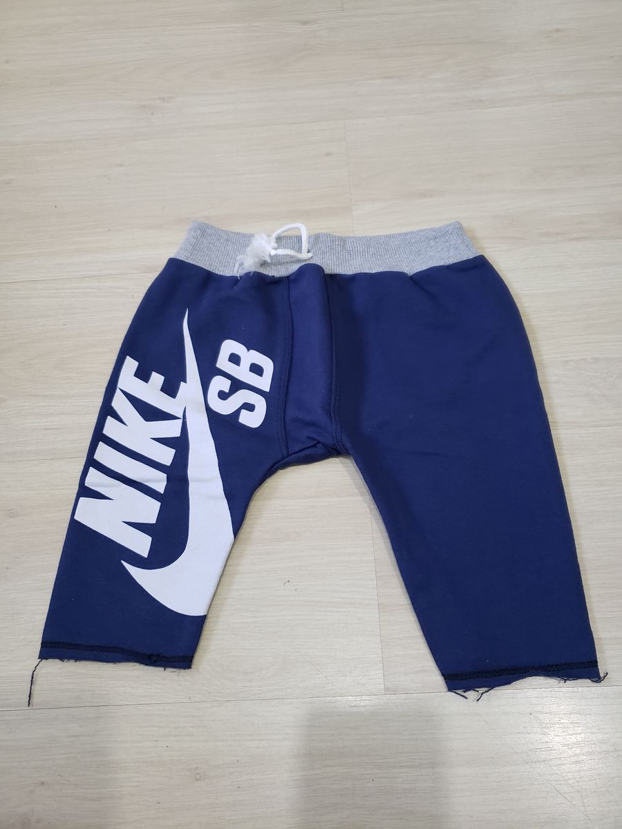 bermuda nike moletom infantil