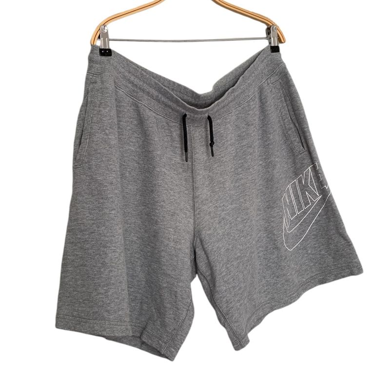 Masculino Nike Cinza Shorts Nike Moletom Shorts Nike Cinza