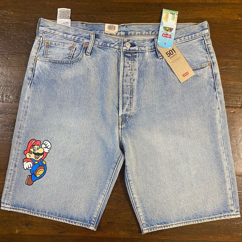 Short levis mario discount bros