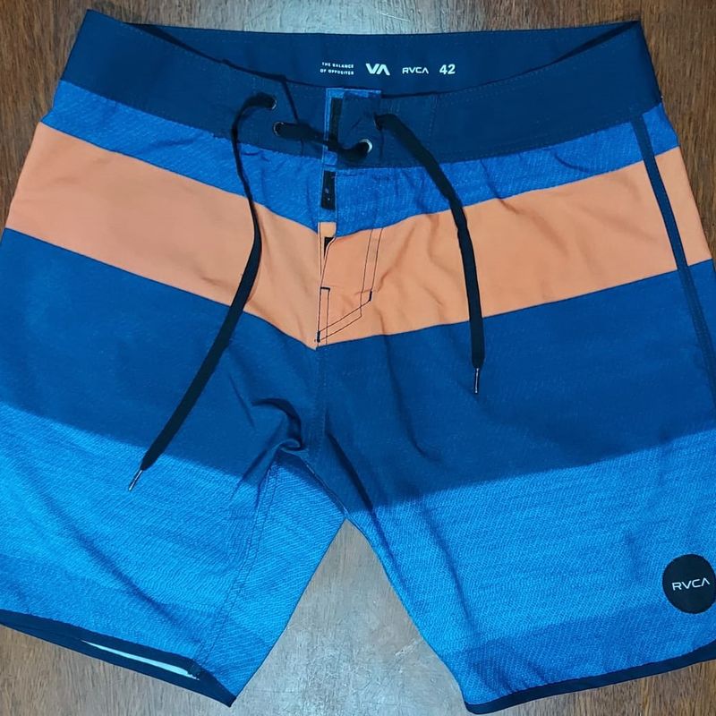 Bermuda RVCA Eastern II 19 SM24 Masculina Azul - Bermuda