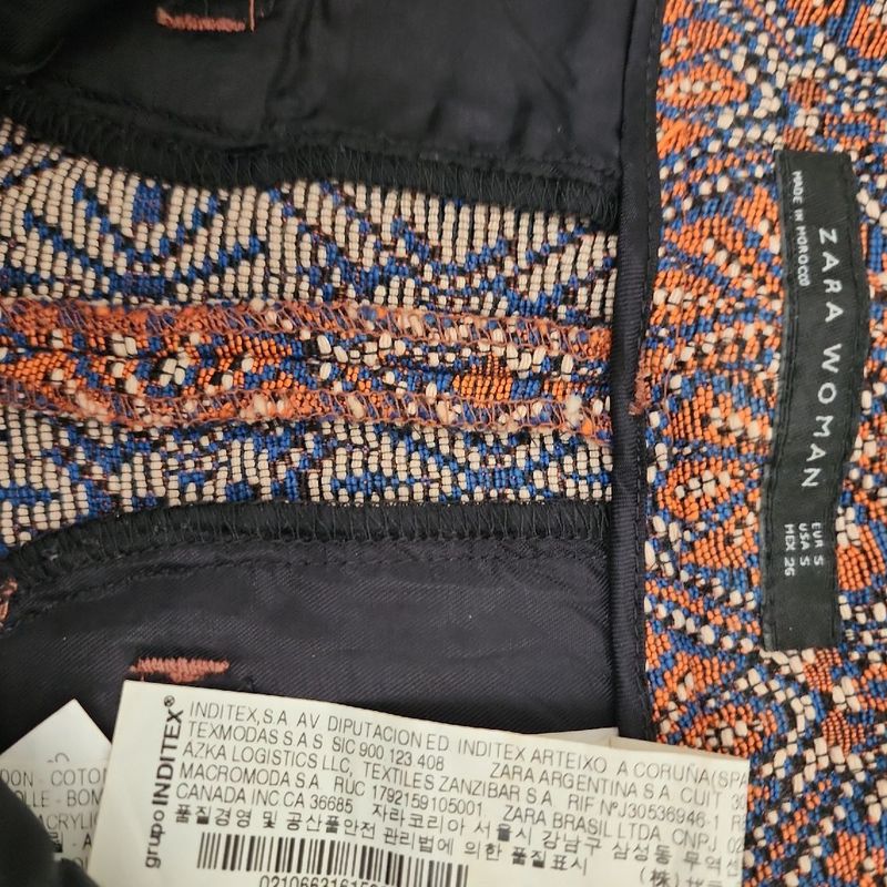 Bermuda tweed zara hotsell