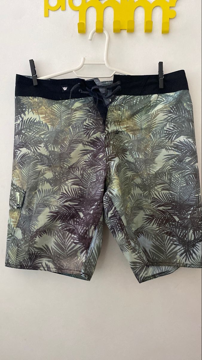 Short Hang Loose Tropical Enjoy Verde - Compre Agora