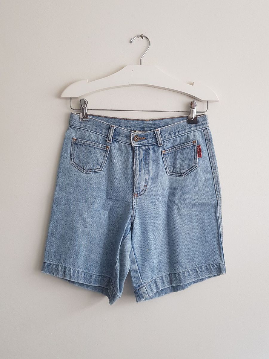 shorts vintage cintura alta