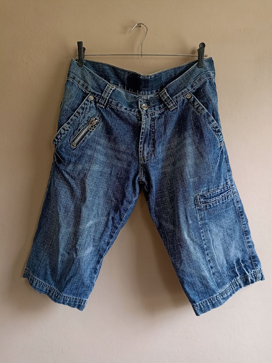 Bermudão masculino hot sale jeans