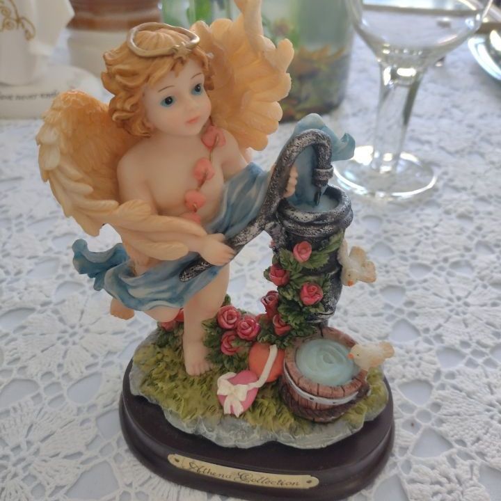 Bibelô Anjo Resina | Item de Decoração Usado 102273560 | enjoei