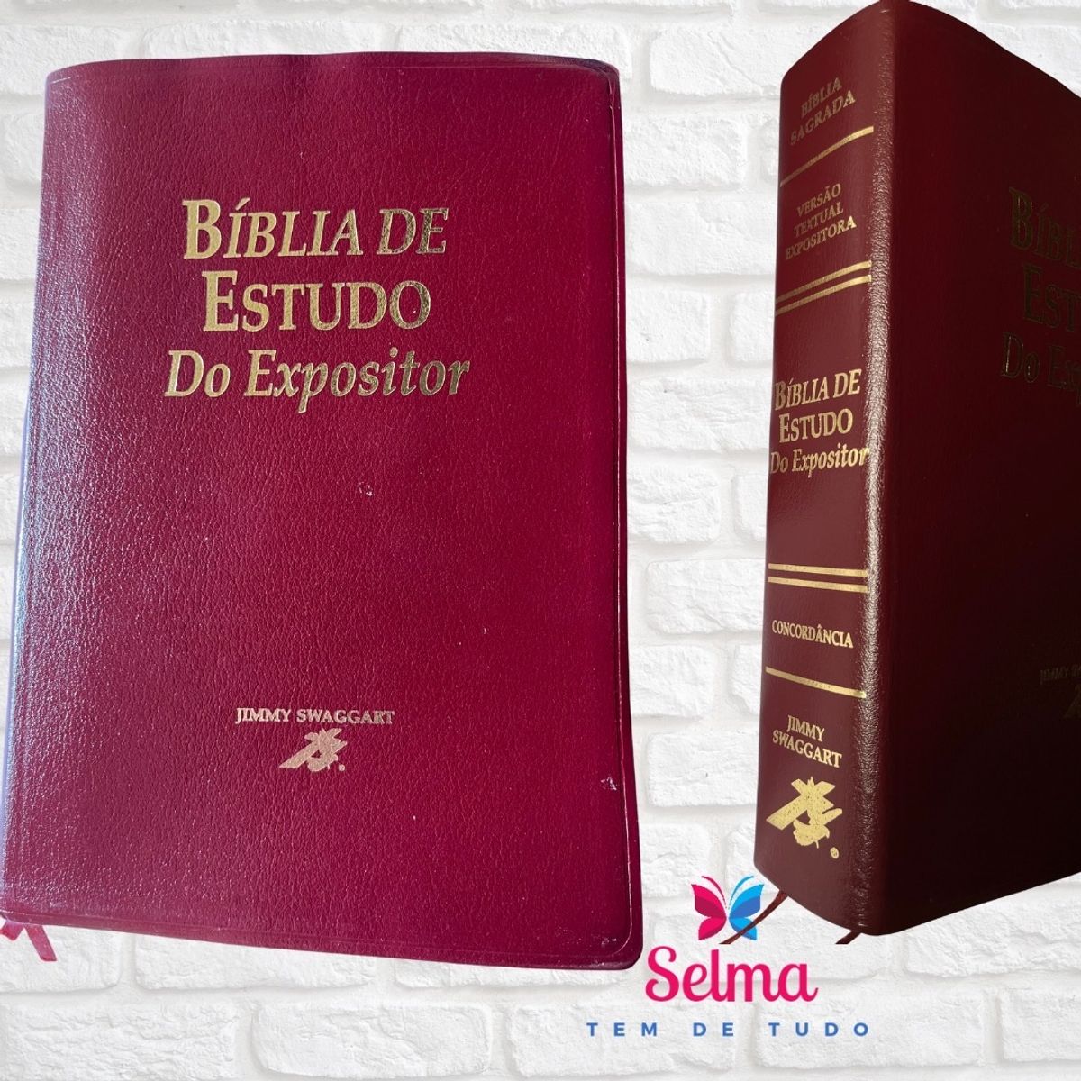 Bíblia de Estudo do Expositor Jimmy Swaggart | Livro Sbb Usado 83310653 ...