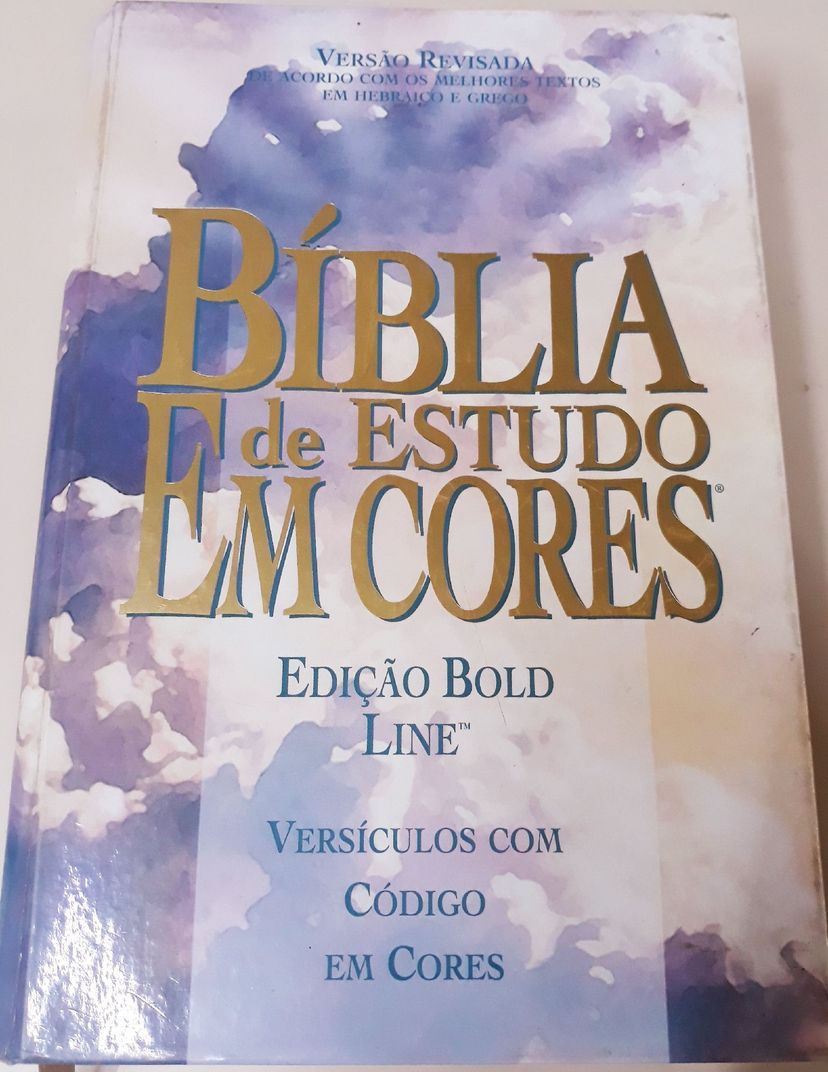 Bíblia de Estudo em Cores | Livro Bom Pastor Usado 46792582 | enjoei