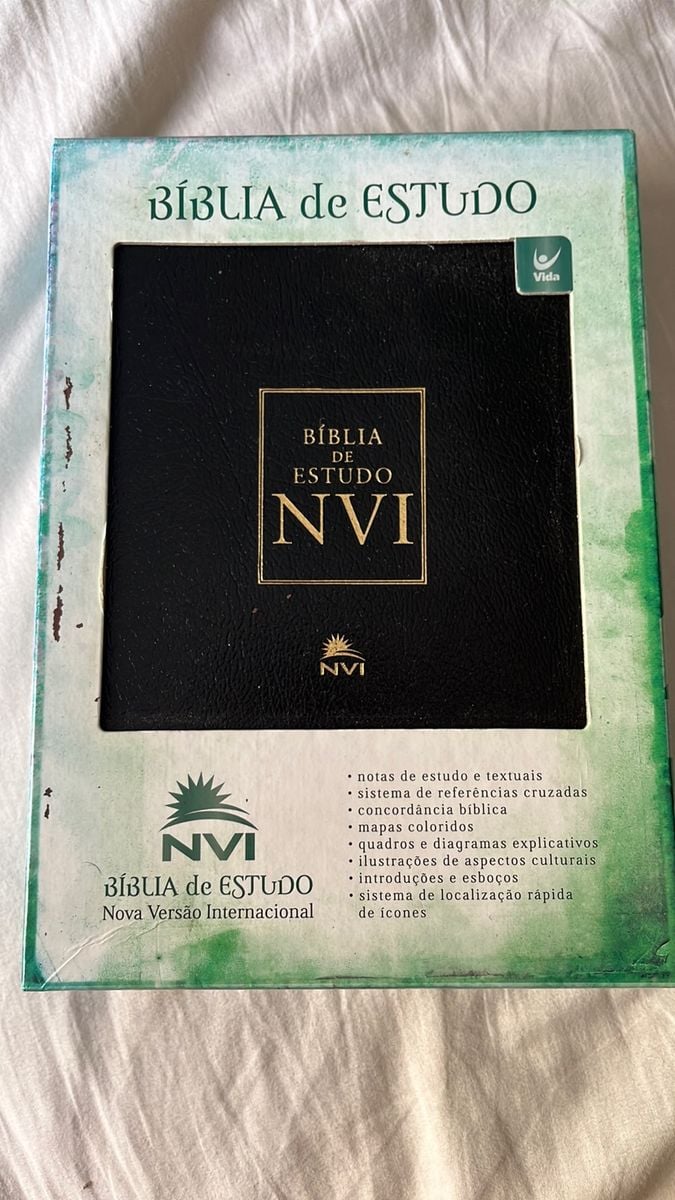 Biblia de Estudo Nvi | Livro Editora Vida Nunca Usado 84120231 | enjoei