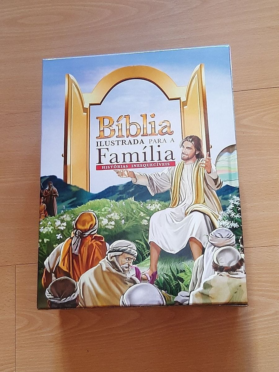 Box de 6 Bíblias Ilustrada para a Família | Livro Biblia Nunca Usado ...