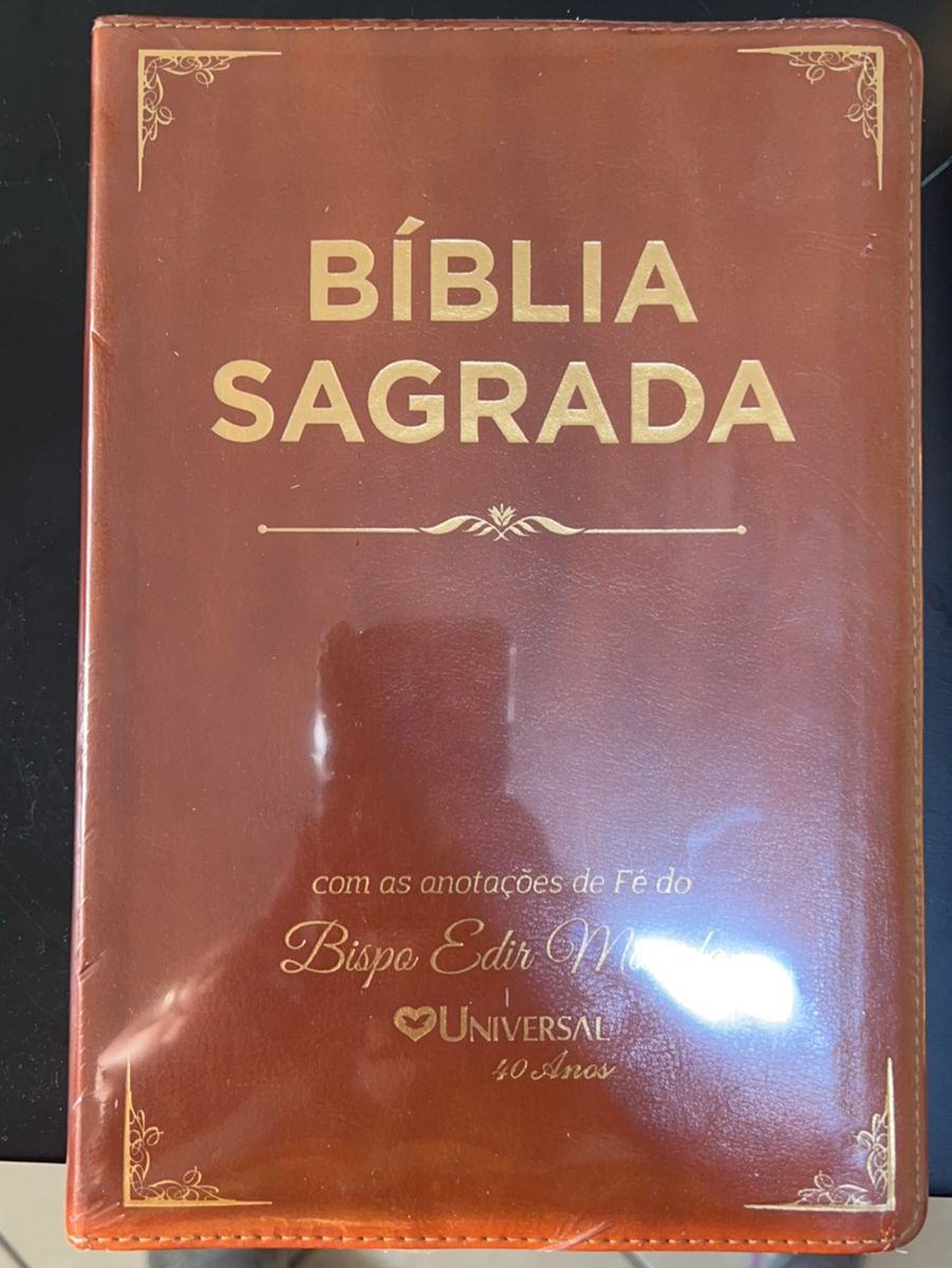 Bíblia Sagrada com Anotações de Fé do Bispo Edir Macedo