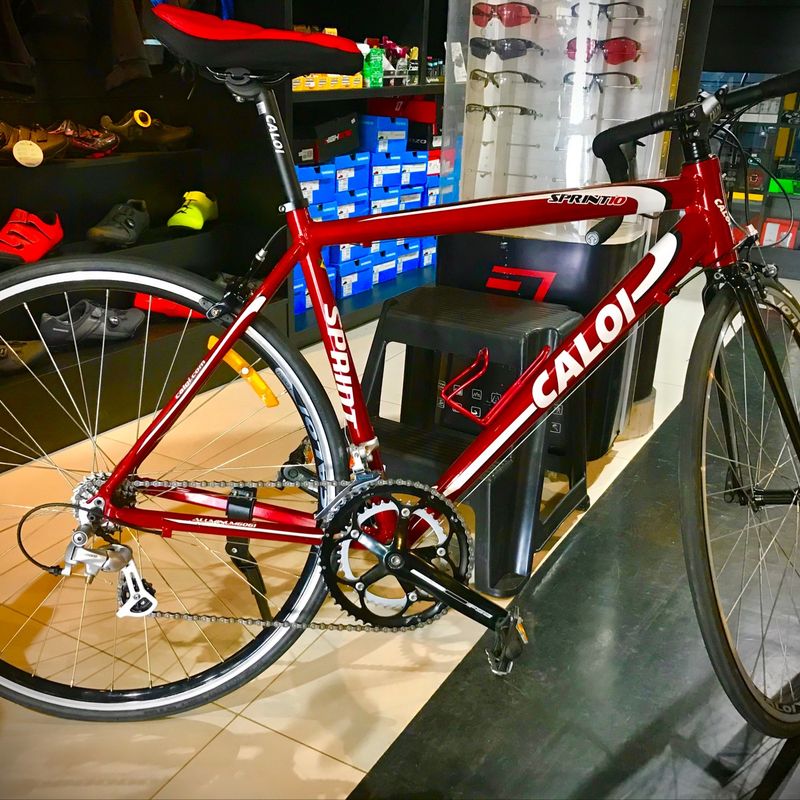 Bic Caloi Sprint 10 M Vermelha Aro 700 Revisada! Item p