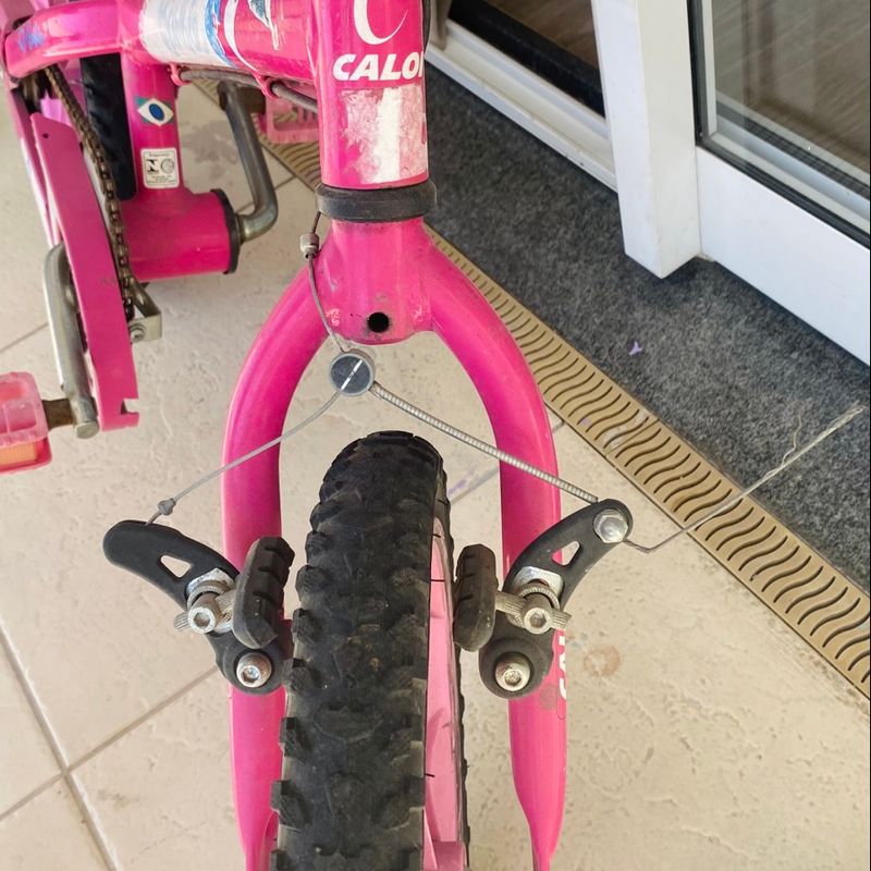 Bicicleta Caloi Barbie Infantil - Aro 16 - Pink