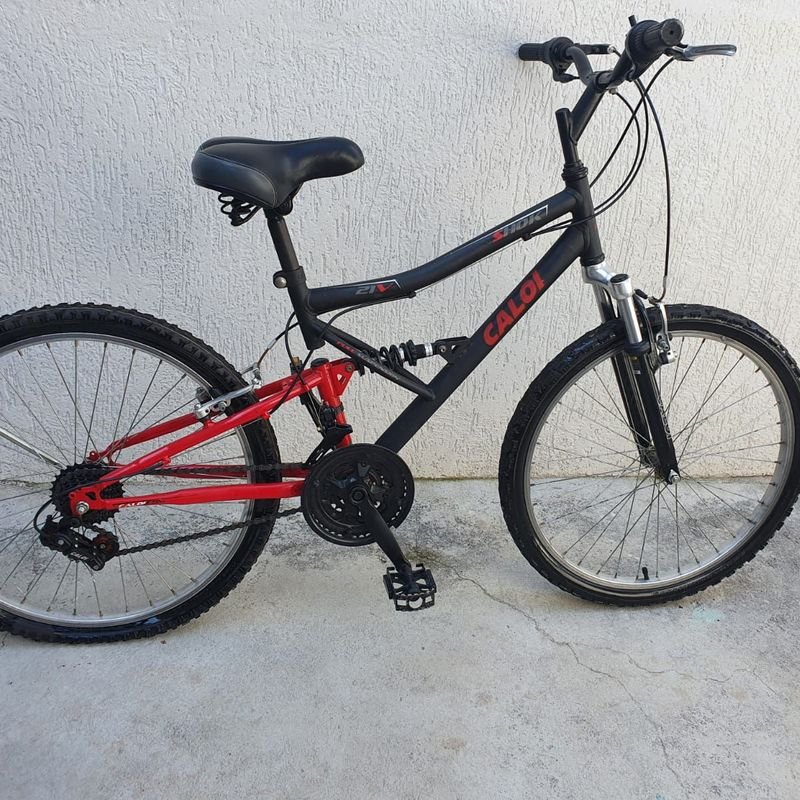 Bike Aro 24 Alumínio  Item p/ Esporte e Outdoor Caloi Usado