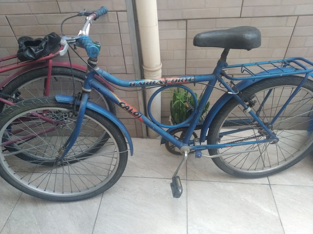 Bicicleta Monark Barra Forte Aro 26 Barra Circular Lazer Azul Item p/ Esporte e Outdoor