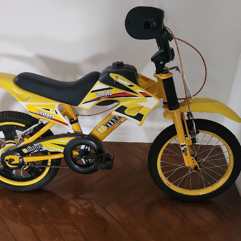 Bicicleta infantil moto cross 