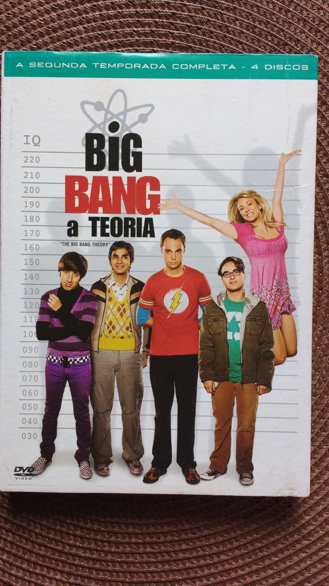Big Bang - a Teoria 2ª Temporada - 4 Dvds Originais | Filme e Série ...