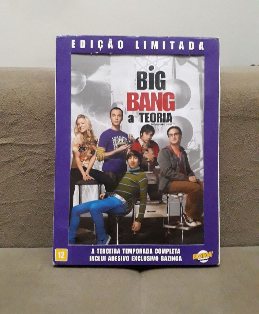 Big Bang a Teoria - Dvd - Terceira Temporada | Item de Música Dvd Usado ...