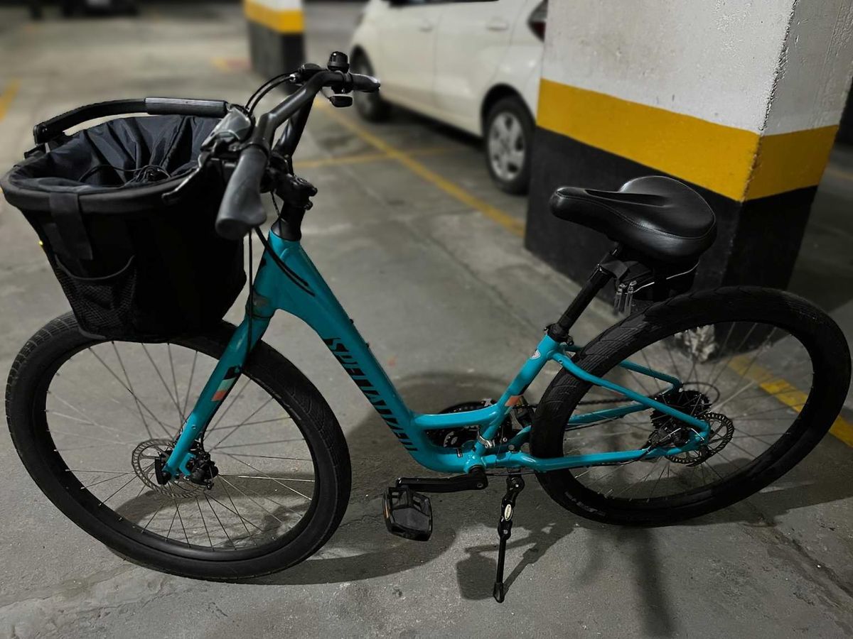 Bike Specialized Roll Sport Low Entry, Tam S, Azul Turquesa, Super