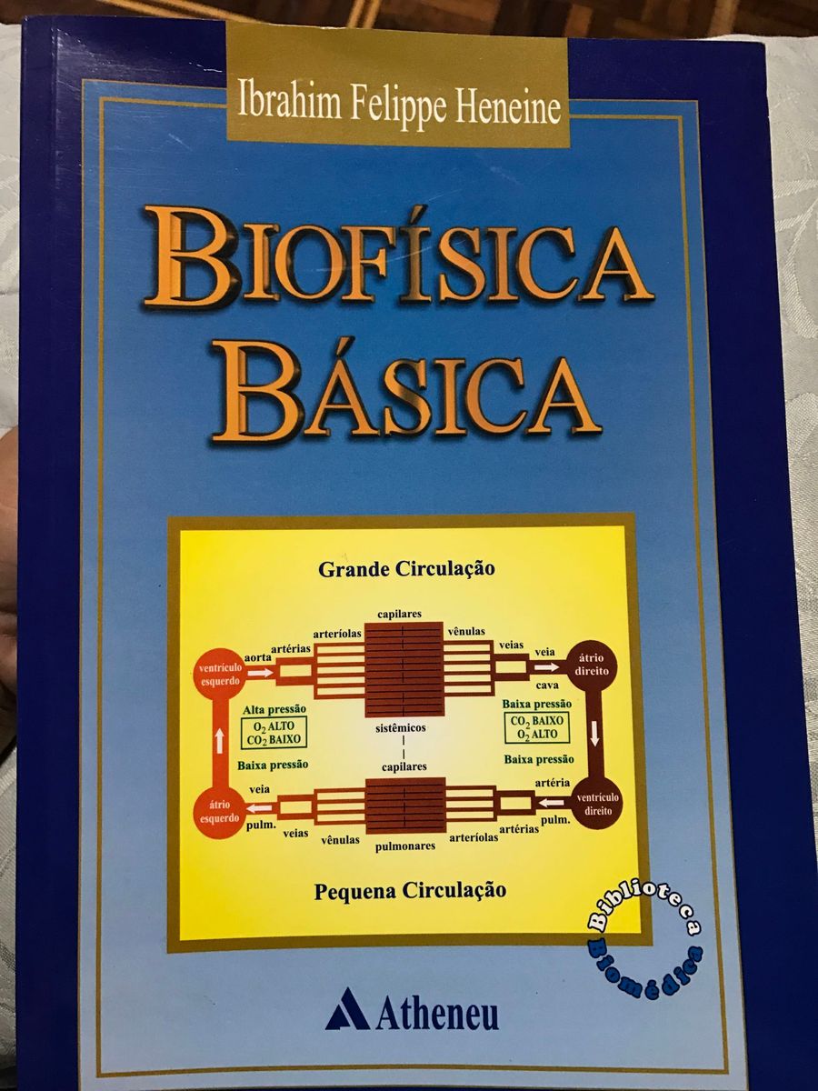 Biofísica Básica | Livro Ed. Atheneu Usado 20607632 | Enjoei