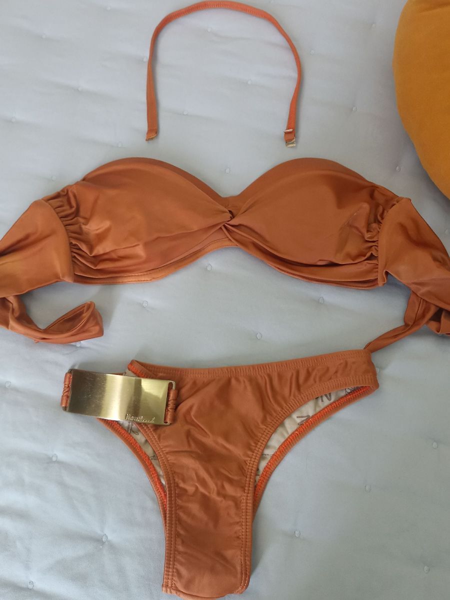Biquíni Bronze Moda Praia Feminina New Beach Usado 63182381 enjoei