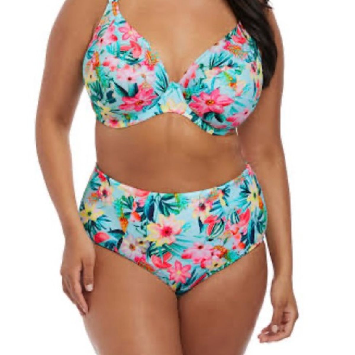 Biquíni Estampado Azul Plus Size - Elomi Importado, Moda Praia Feminina  Elomi Nunca Usado 79992096