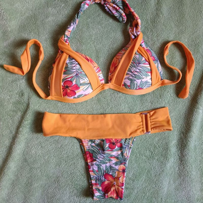 Biquini florido hot sale