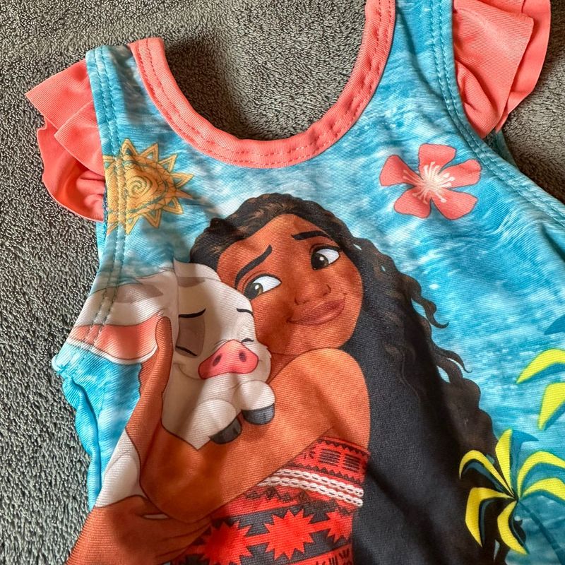 Biquíni Moana  Roupa Infantil para Menina Disney Usado 76715276