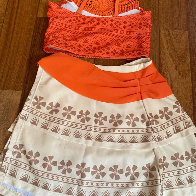 Biquíni Moana  Roupa Infantil para Menina Disney Usado 76715276