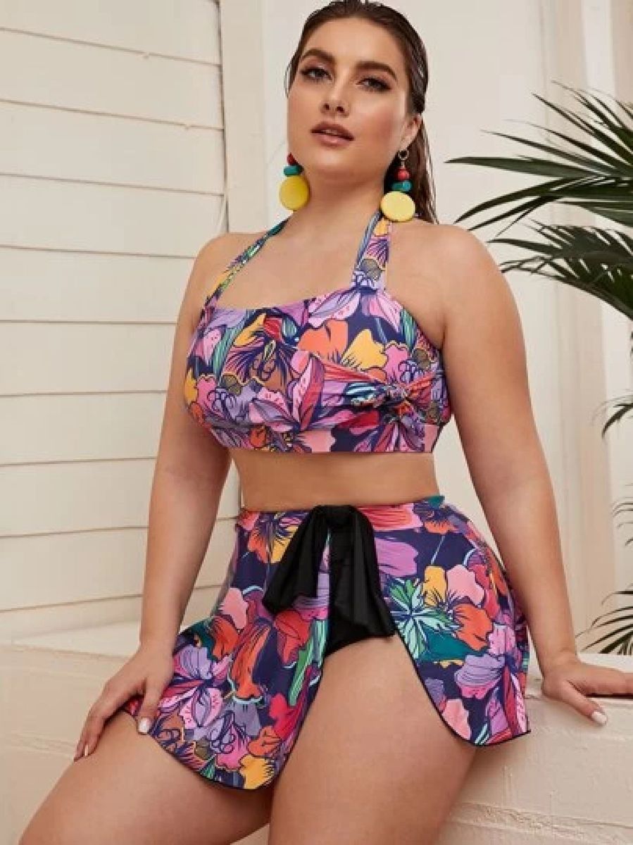 Biquini Plus Size Shein Curve Moda Praia Feminina Shein Curve Nunca Usado 49505293 Enjoei