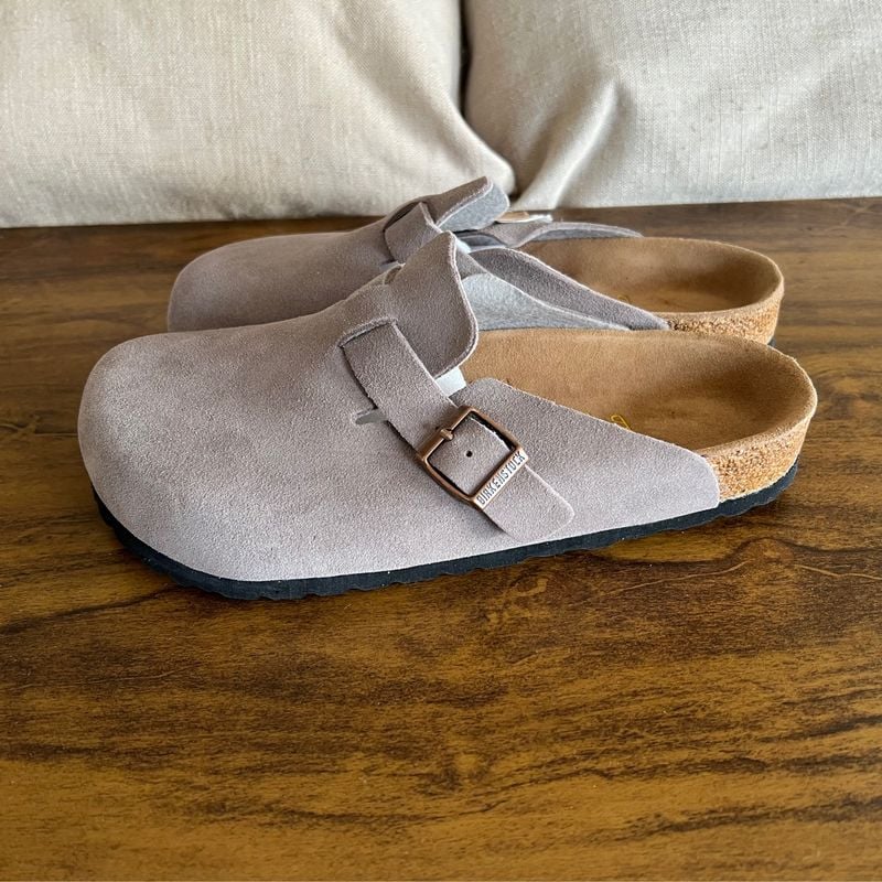 Birkenstock Boston Grey | Sandália Feminina Birkenstock Nunca