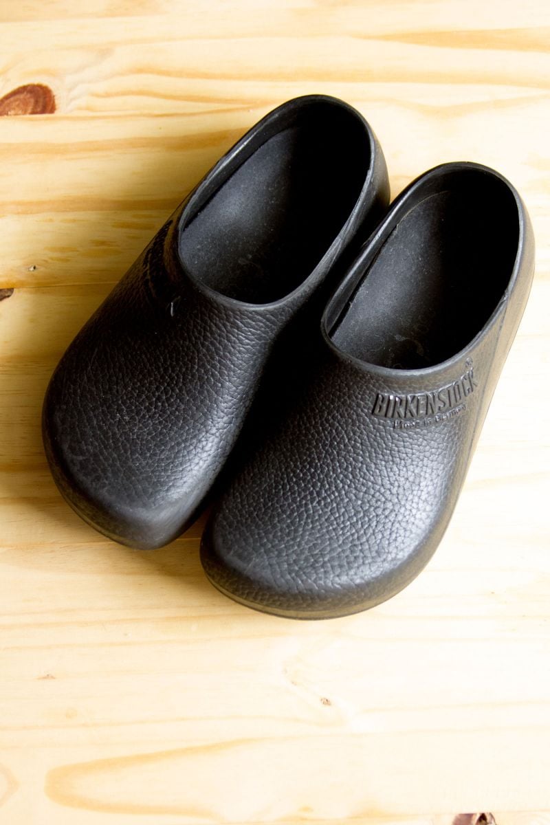 sapato de cozinha feminino