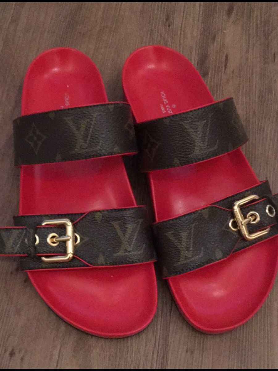 sandalia louis vuitton feminina