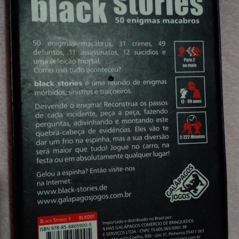 Jogo black stories 1 - blk001