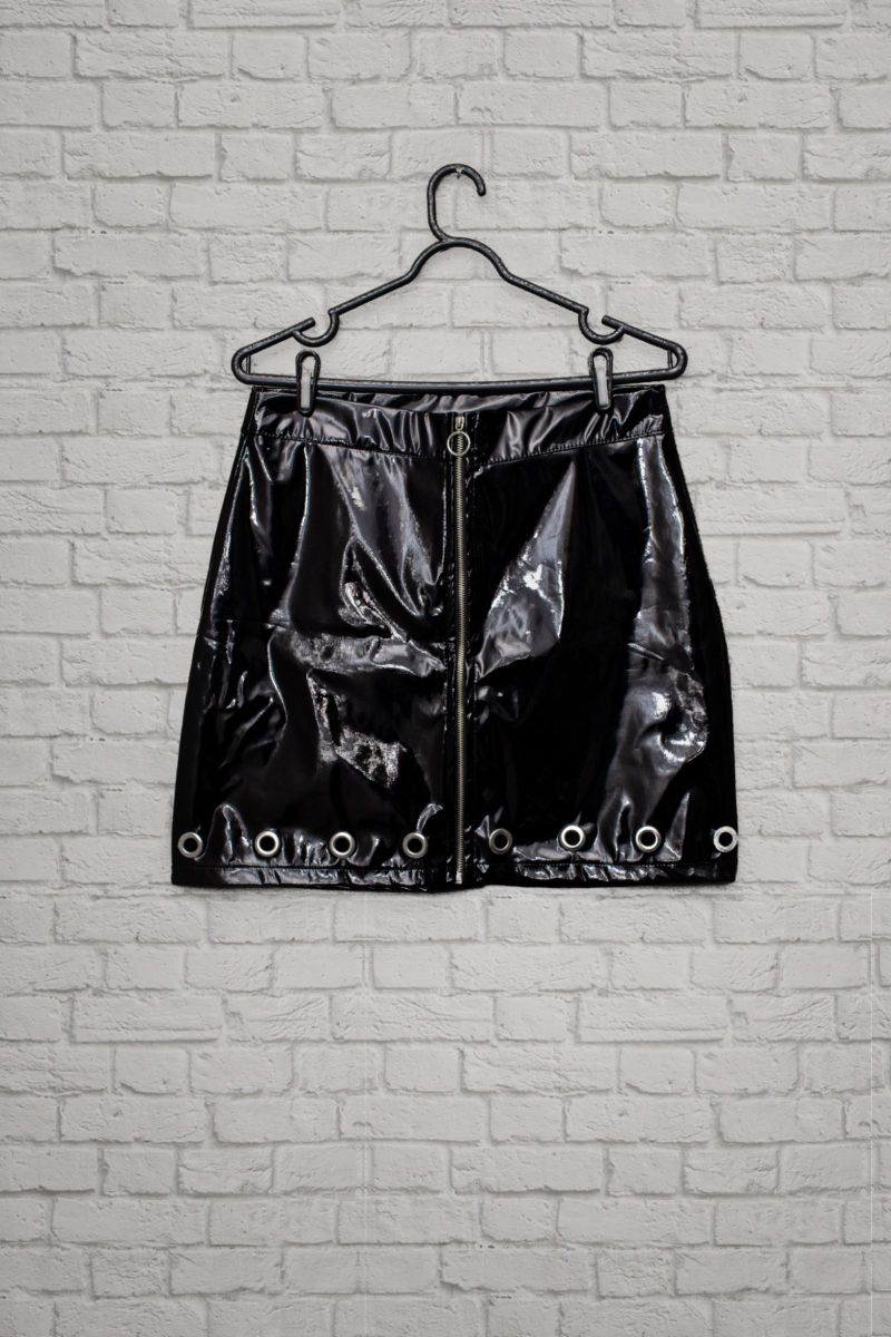 black vinil - saias sem marca