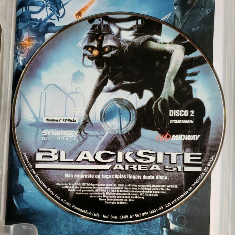 Blacksite Area 51 - Pc  Jogo de Computador Dvd-Rom Usado 88849240