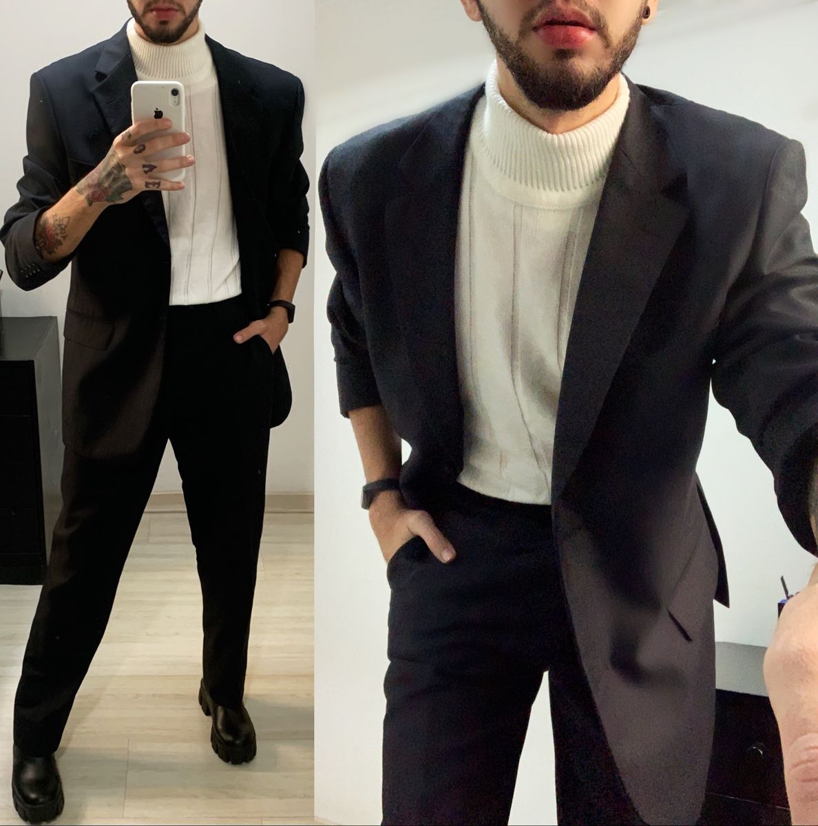 Blazer Alfaiataria Preto Tng R1500 | Blazer Masculino Tng Usado ...