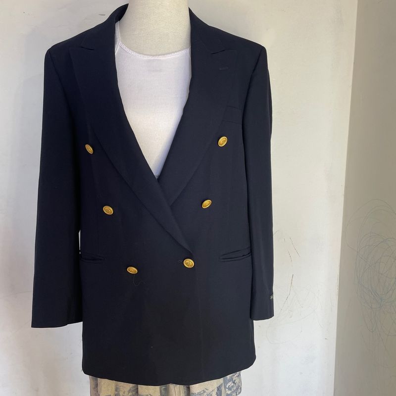 Blazer Azul Marinho Casaco Feminino Renner Vicunha Usado 97324197 enjoei