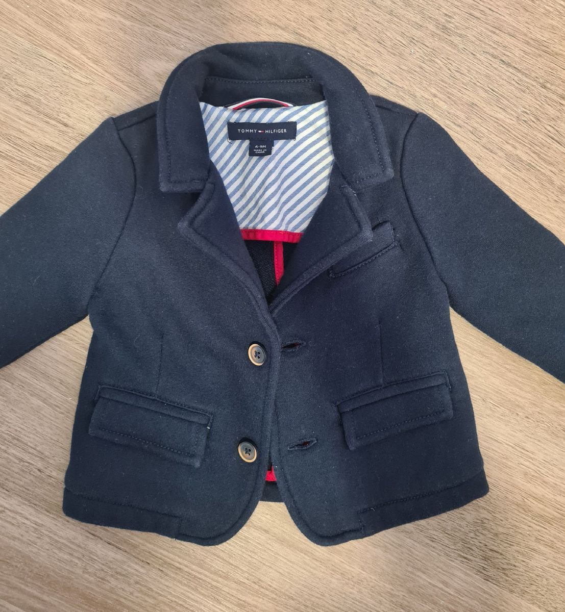Blazer Bebe Azul Roupa Infantil para Menino Tommy Hilfiger Usado