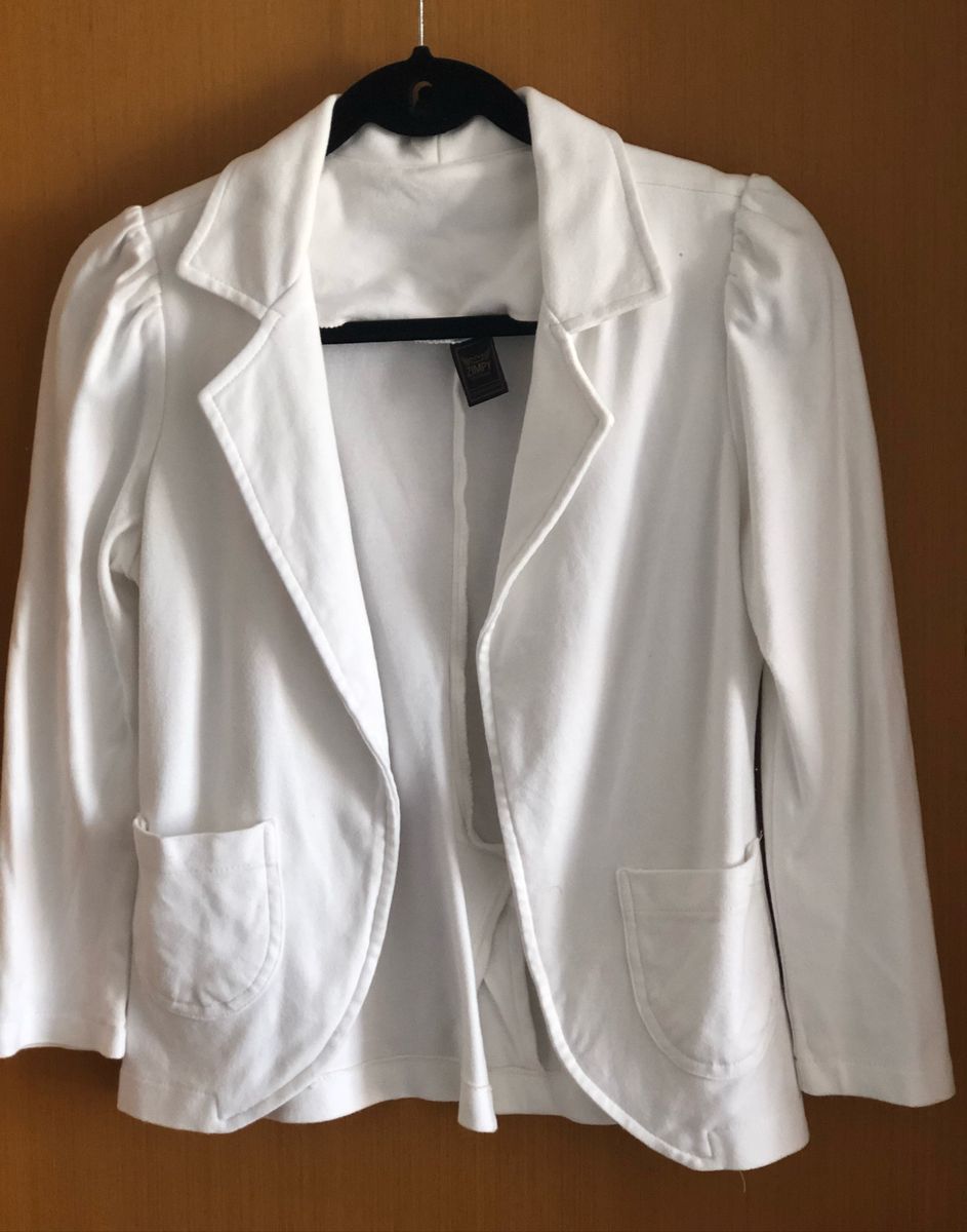 Blazer Branco Zimpy | Casaco Feminino Zimpy Usado 36531496 | enjoei