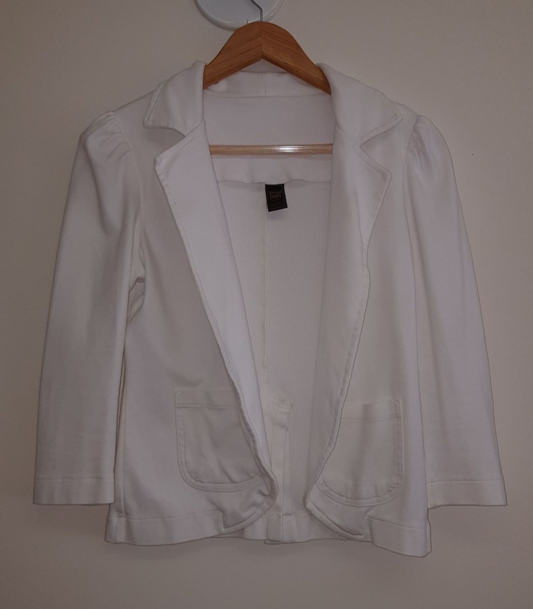 Blazer Branco | Casaco Feminino Zimpy Usado 23311978 | enjoei