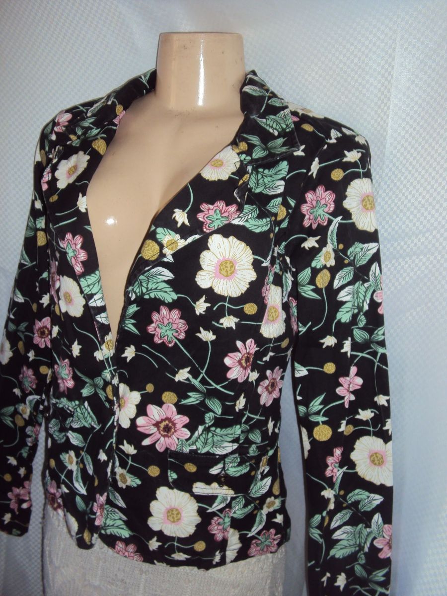casaco florido feminino