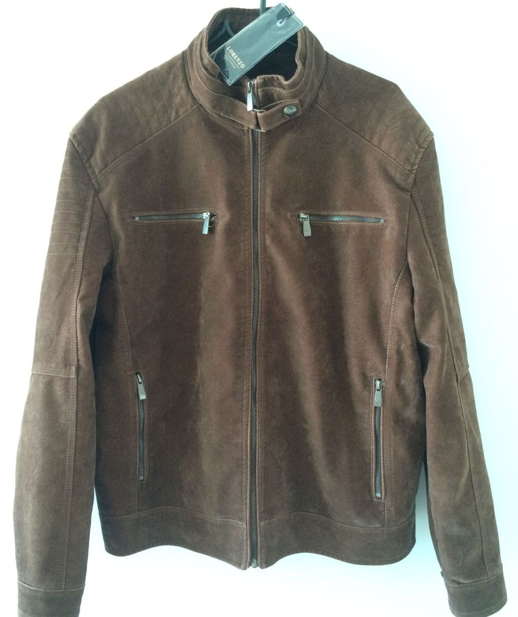 jaqueta de couro lorenzo