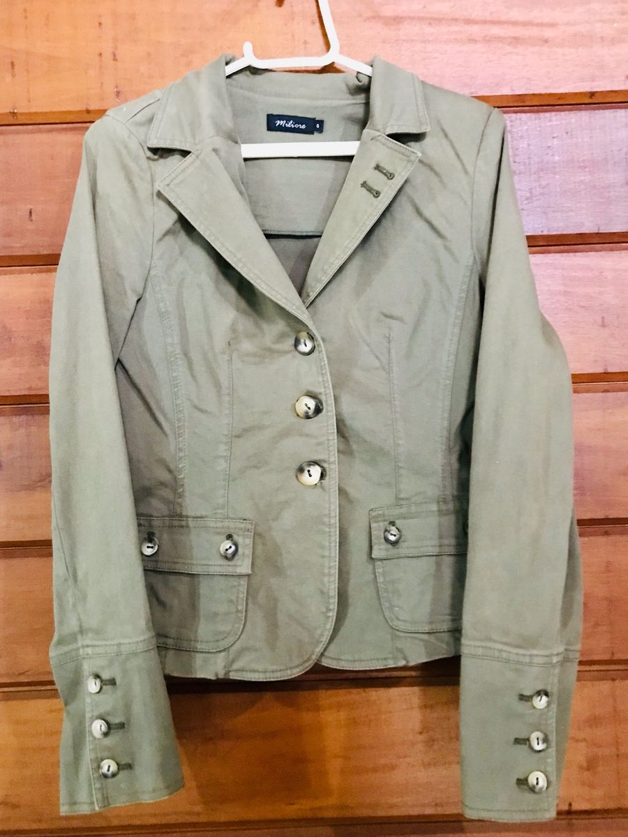 Blazer store militar feminino