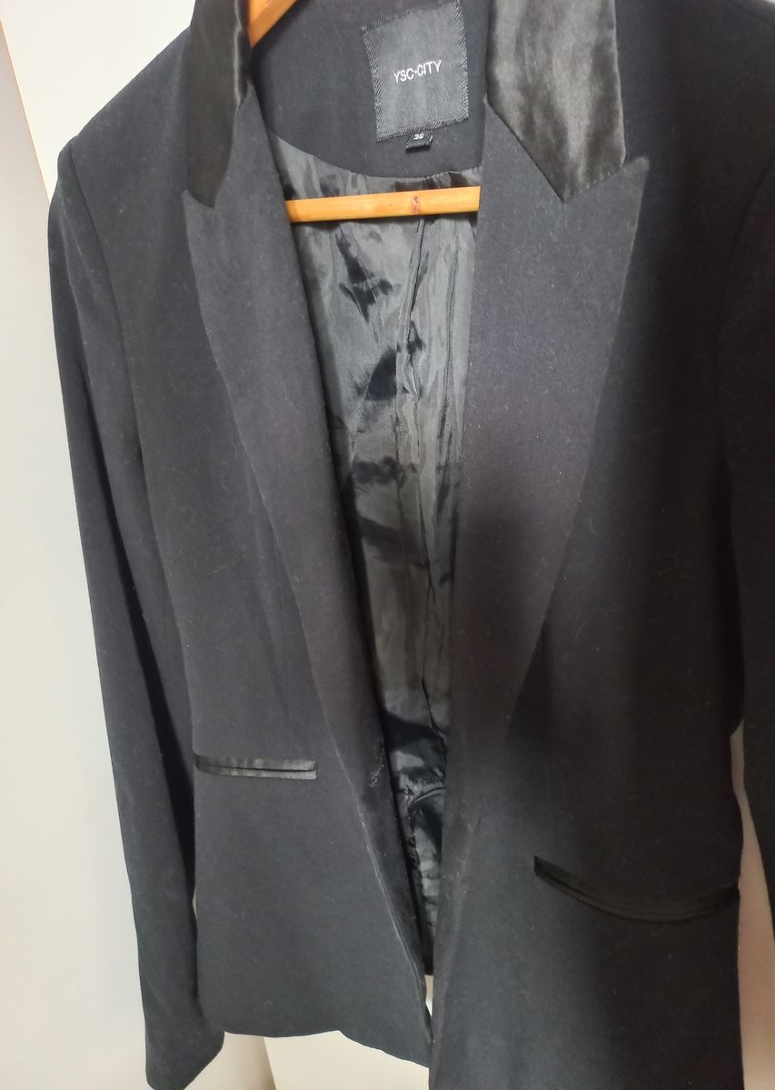 Blazer Feminino Preto Ysc City C&a | Casaco Feminino Ysc Usado 85156037 ...