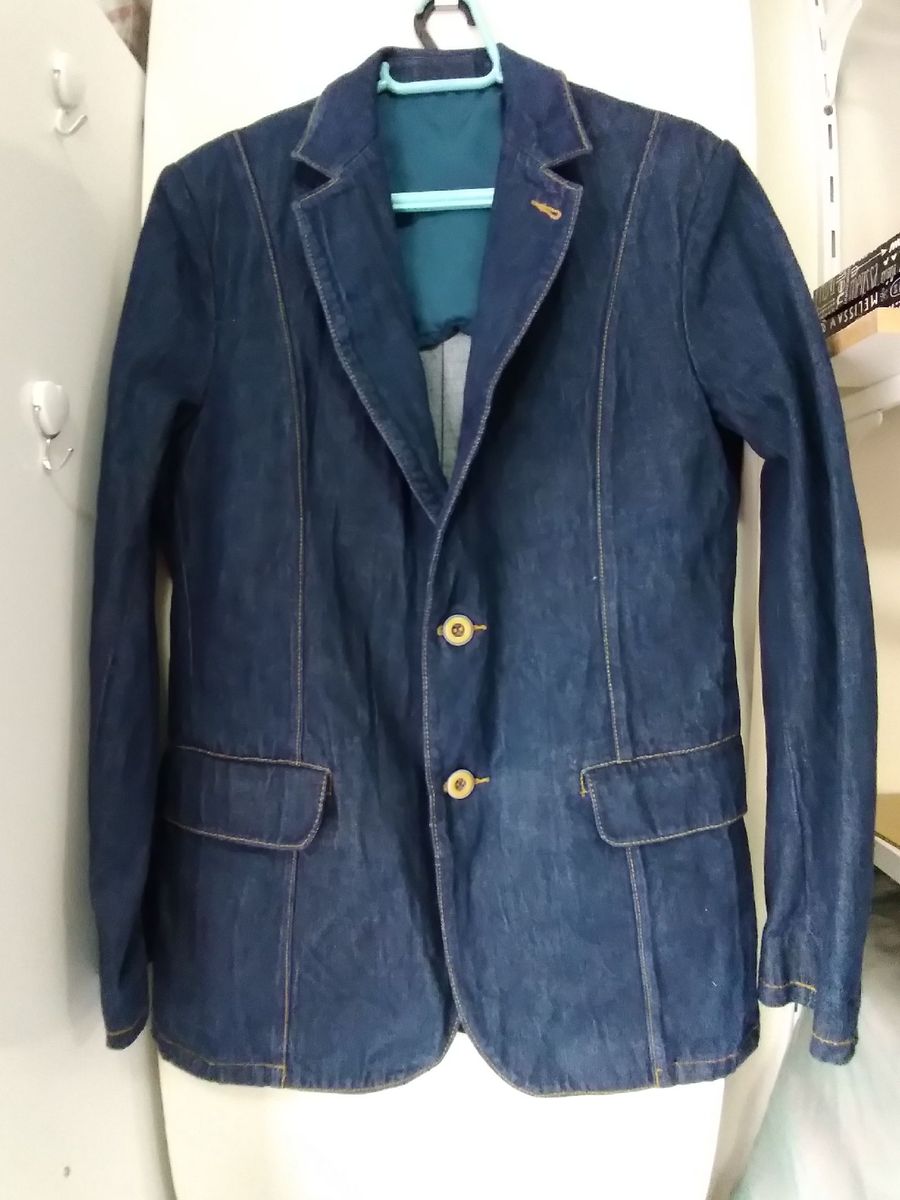 blazer de jeans masculino